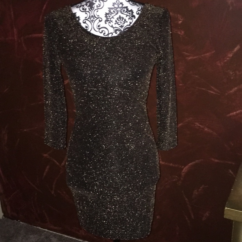 3/4 Sleeve Mini Dress